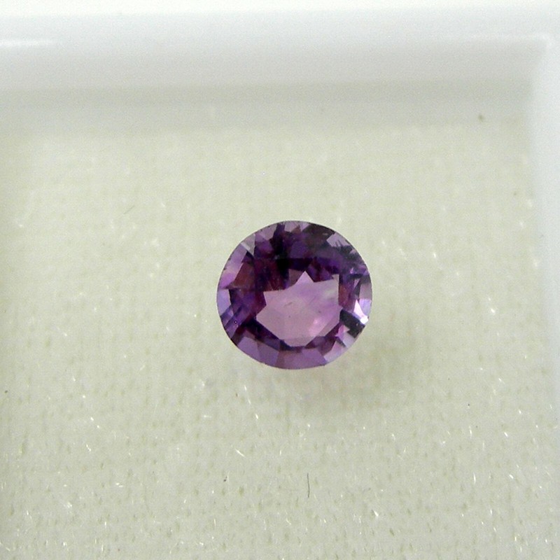 5.50 mm Round Natural Amethyst Loose Gemstone Light Violet Purple, 0.66 carat gallery