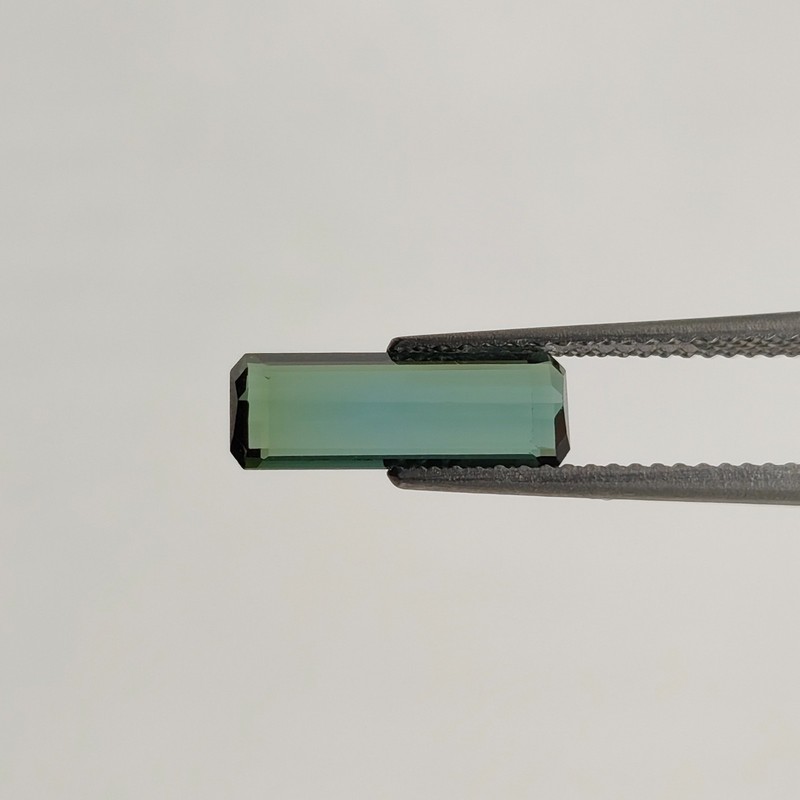 Natural Green Tourmaline 1.59Ct Baguette Loose Gemstone Brazil 12.8x4.5 mm gallery