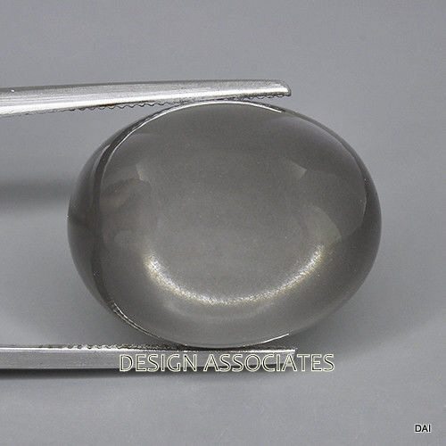 NATURAL GRAY MOONSTONE 12X10 OVAL CUT AAA