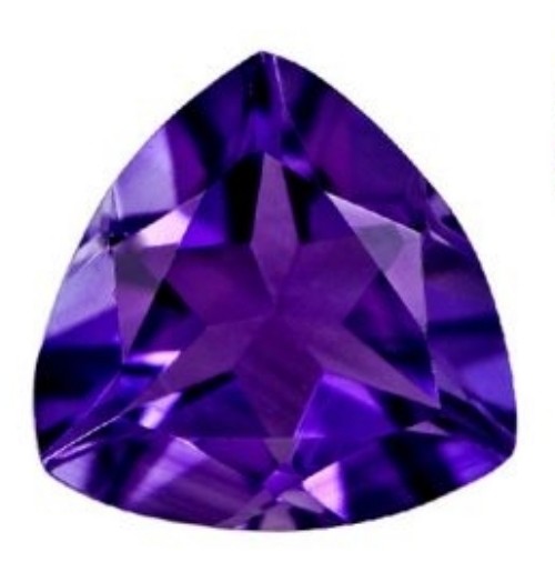 AFRICAN AMETHYST 11 MM TRILLION CUT ALL NATURAL AAA ELEGANT DESIGN