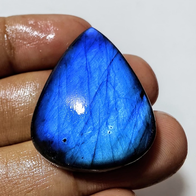 52.80 Cts Natural Labradorite Cabochon Gemstone 33.5x26x7.7 MM