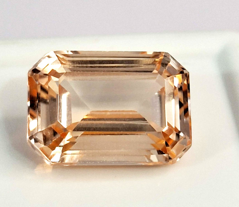 Natural Padparadscha Sapphire Emerald Cut 9-11 Ct Certified Loose Gemstone TQ113
