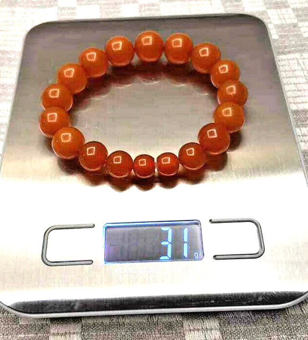 ANTIQUE GENUINE BALTIC AMBER BRACELET 31.0gr