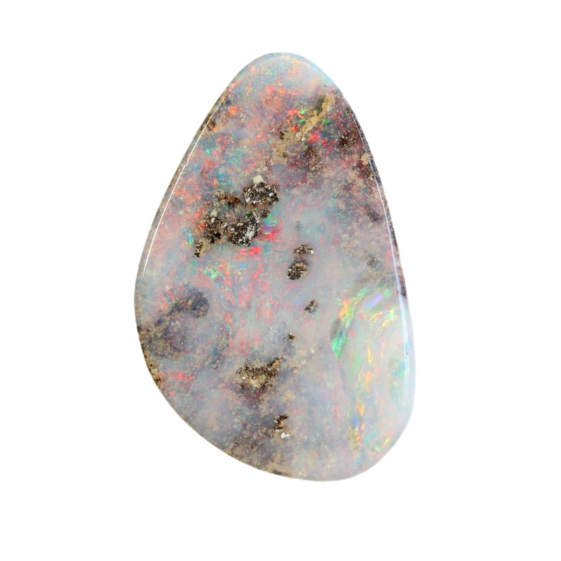 Boulder opal 8.56ct 20 x 12.9mm Australian opal natural solid loose unset stone
