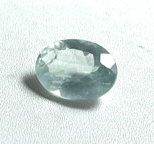 NATURAL AQUAMARINE AAA+ 10X14 MM OVAL LOOSE FACETED GEMSTONE 1 PEICE 5.35 CARAT gallery