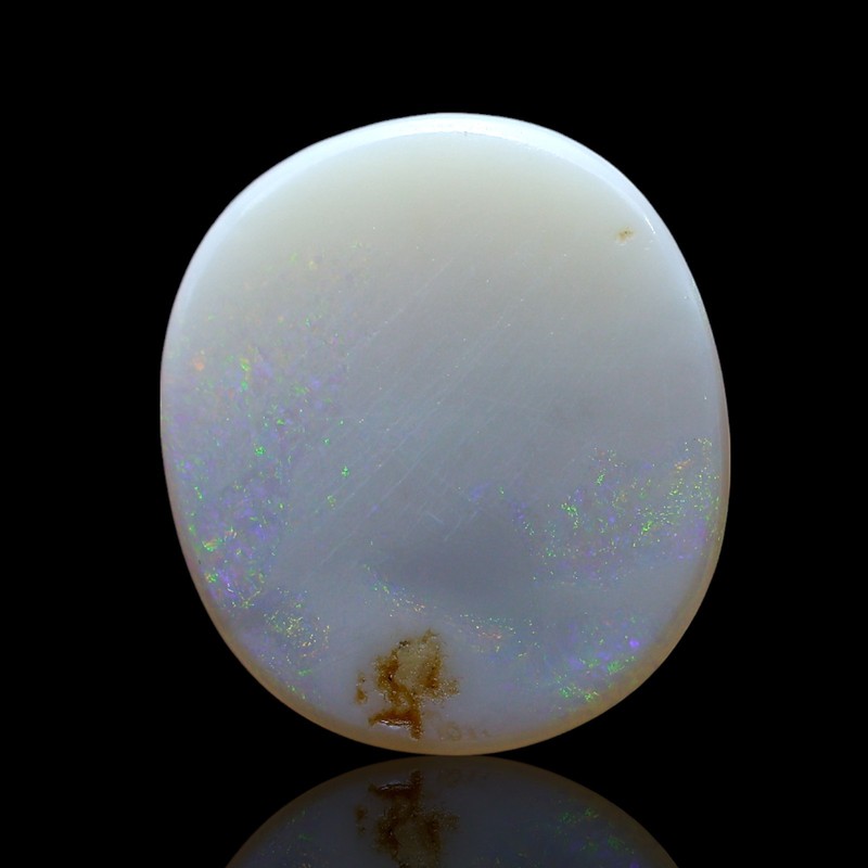 3.00 Cts Oval Fire Opal Cabochon Handcrafted Gemstone Natural 15x13x2 mm gallery