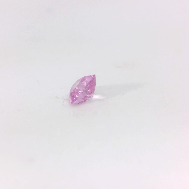 0.28ct Loose Trillion Heat Treated Light Pink Topaz Gemstone 4 x 4 mm gallery