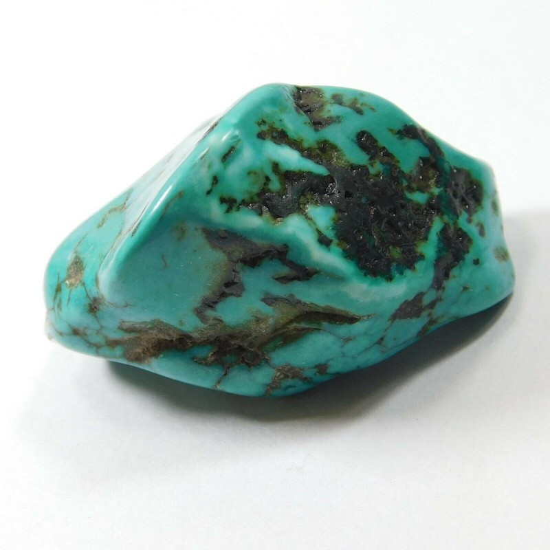 Natural 48 Ct Blue Turquoise Arizona Rough Slab Crystal Loose Gemstone gallery