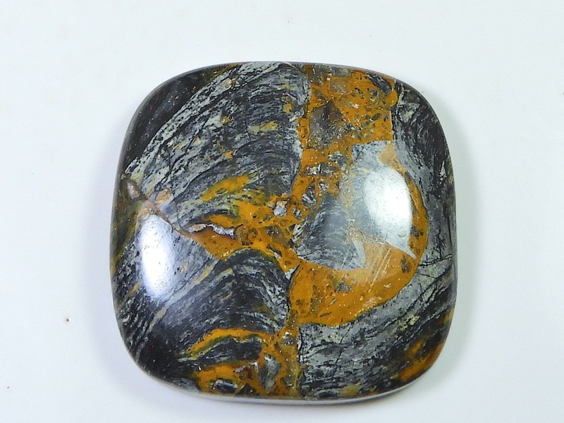 95Cts. Natural Pitersite Agate Octagon Cabochon Loose Gemstone 34X35X08MM