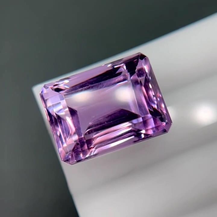 23.89 Cts Natural Purple Amethyst Emerald Shape, No Treatment, VS