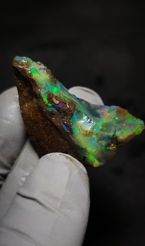 Opal Rough 25 Ct Natural Ethiopian Opal Raw Welo Opal Gemstone Multi color