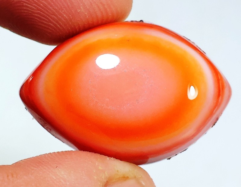 50 Ct 11X20X30 mm Natural Eye Agate Cabochon Evil Protector Gemstone CZ-718