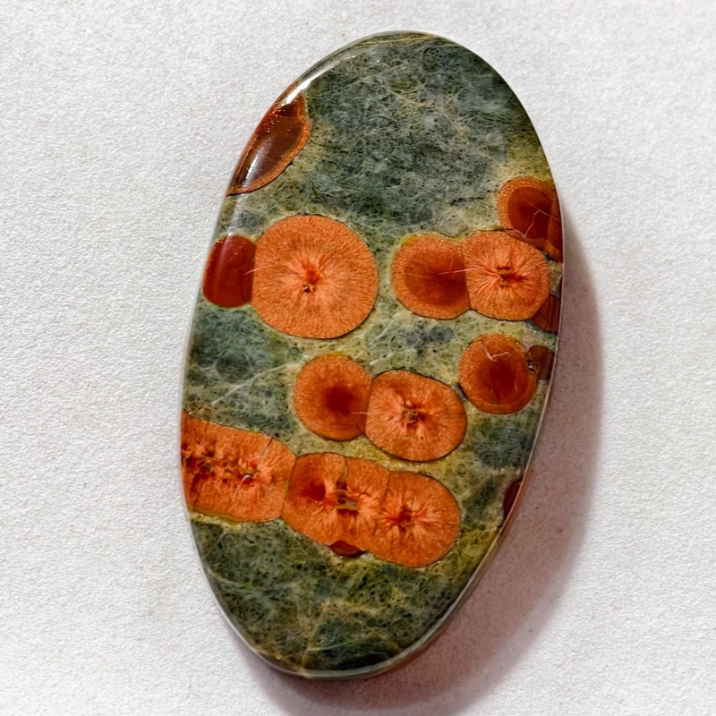 70 Cts Natural Peanut Obsidian Cabochon Gemstone For Jewelry 47.6x26.9x7.1 MM gallery