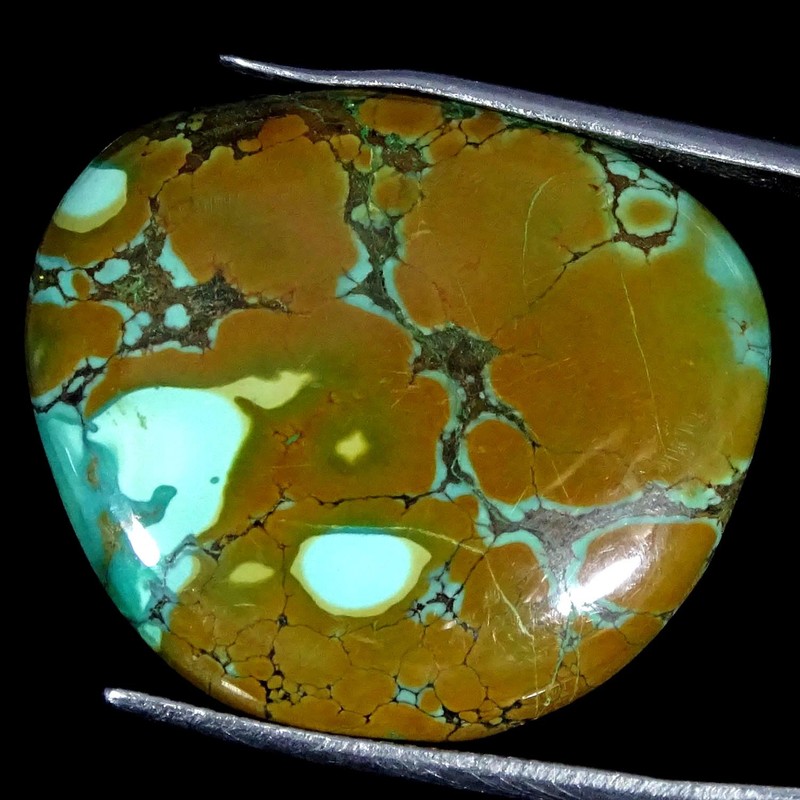 30.20Cts 100% Natural Turquoise Fancy Cabochon Gemstone 23X26X6MM