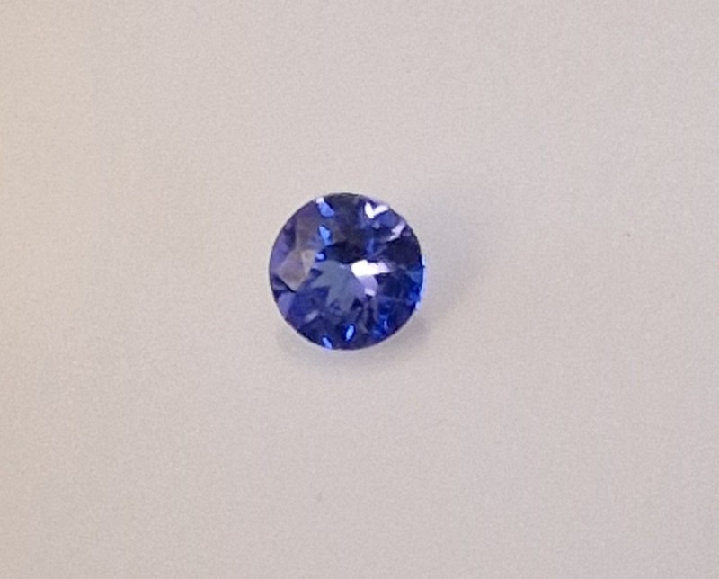 0.5 ct Round Stunning Tanzanite natural loose gemstones 5.14×5.08×2.49 mm