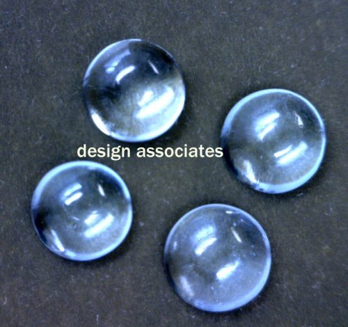 SKY BLUE TOPAZ 5 MM ROUND CABOCHON CUT AAA 2 PIECE SET LOT 169365