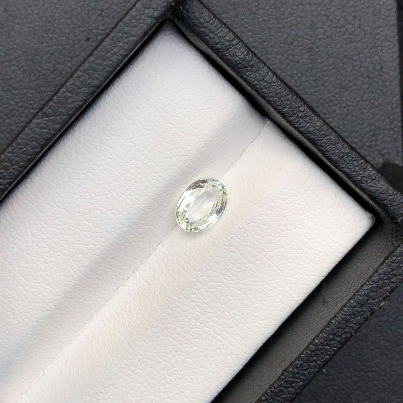 1.10 Ct Natural Milky Sapphire Oval Cut | Sri Lankan Sapphire, Ethical Gemstone gallery