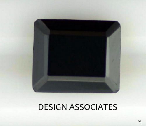 HEMATITE FACETED 18X13 MM EMERALD CUT OUTSTANDING COLOR (181171)