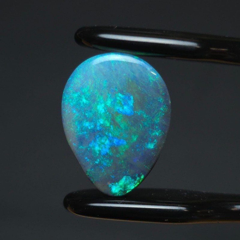 2.88cts Lightning Ridge Opal Teardrop 13.3x10x3.2mm
