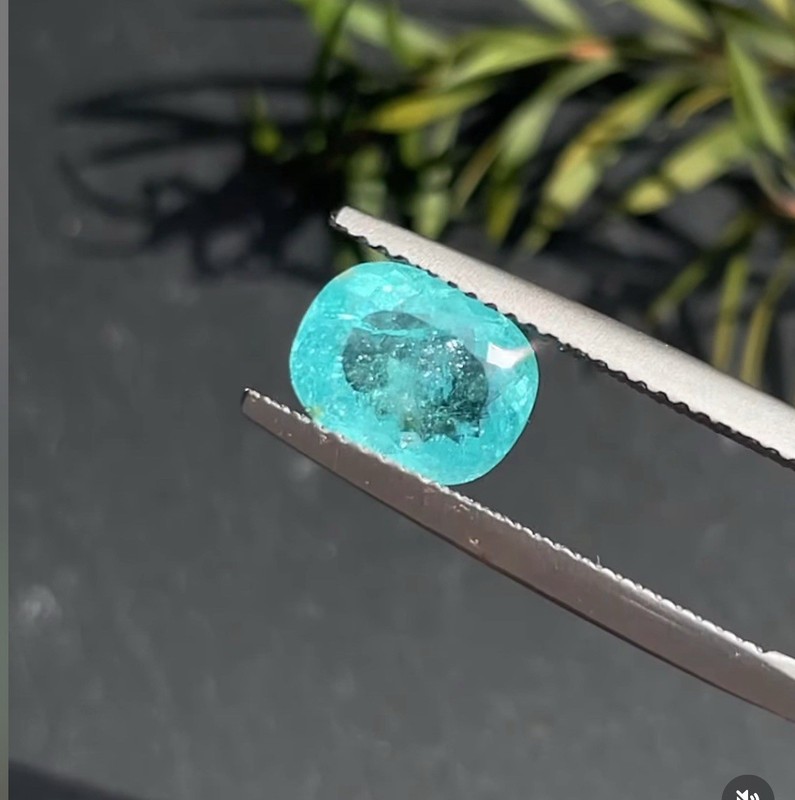 2.32ct Glowing Neon Blue 100% Natural Paraiba Tourmaline Lotno:PA2095