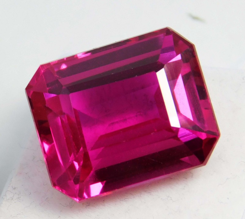29.90 Ct Natural Hot Pink Mahenge Spinel Gemstone – Emerald Cut Certified