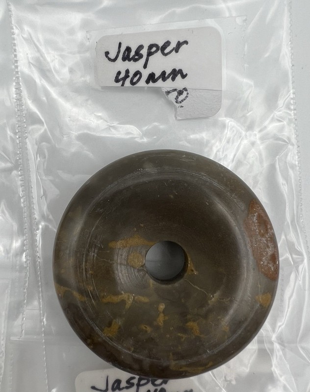 Four Jasper Donuts Natural Gemstone 40mm, J01 gallery