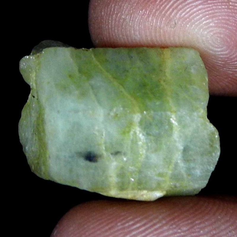 36.70 Ct Natural Aquamarine Rough Transparent 22x18x14 Loose Gemstone gallery