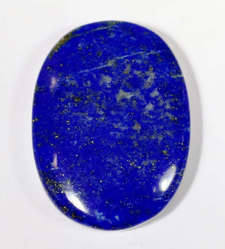 76 Ct 8X25X35 mm Natural Blue Lapis Lazuli Cabochon Untreated Gemstone KM-134