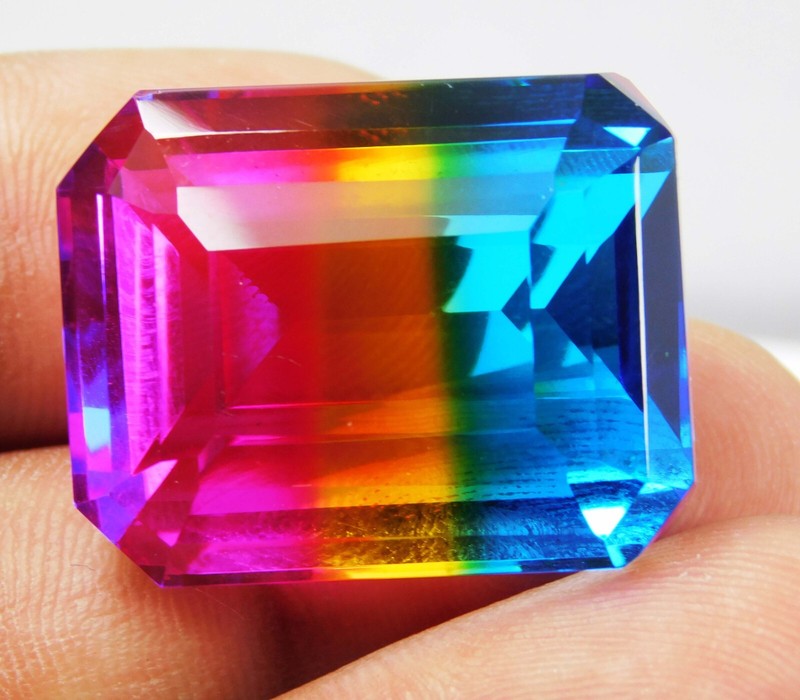 Stunning 79.60 Ct Natural Bi-Color Tourmaline – Top Quality | Afghanistan Origin