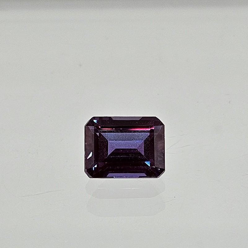 JTV 2.05 Carat Color Change Emerald Cut Alexandrite Synthetic Blue To Red Gems gallery