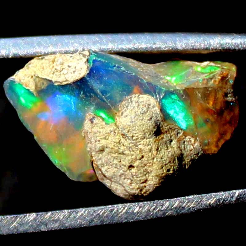 3.50CT A+ 100% Natural Ethiopian Opal Rough Welo Fire Opal Rough 10X15X8mm BC-83