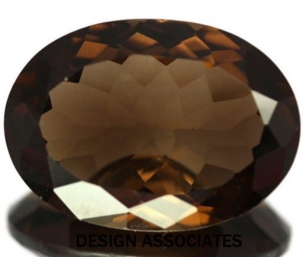 SMOKY QUARTZ 9 x 7 MM OVAL CUT AAA ALL NATURAL