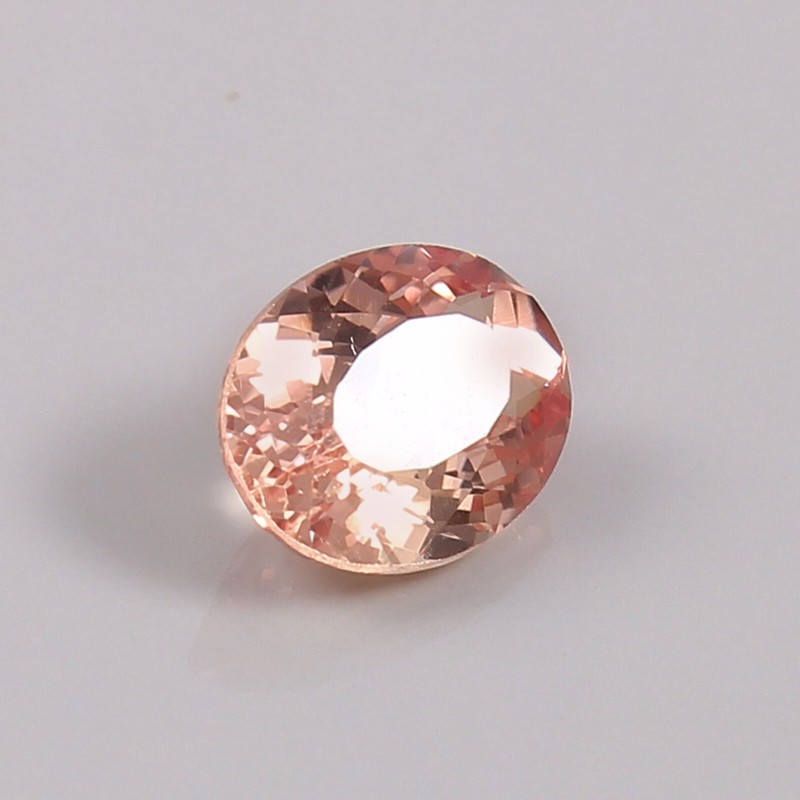 AAA Grade Natural Ceylon Padparadscha Sapphire Loose Oval Cut Gemstone 3.20 Ct gallery