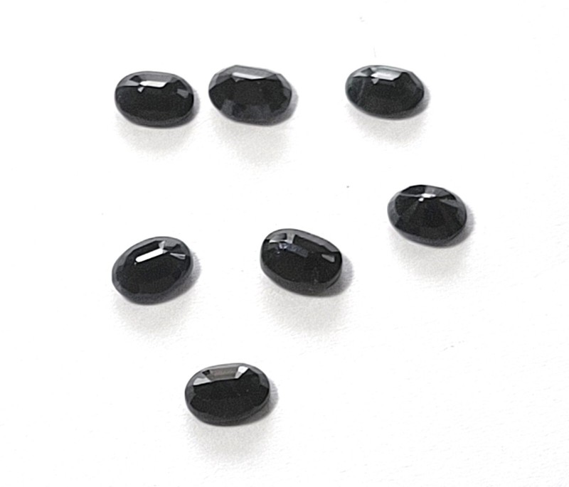 8.00 Carats Blue Sapphire 7 Pieces Oval Shapes Approx 7x5mm Unset Gems gallery