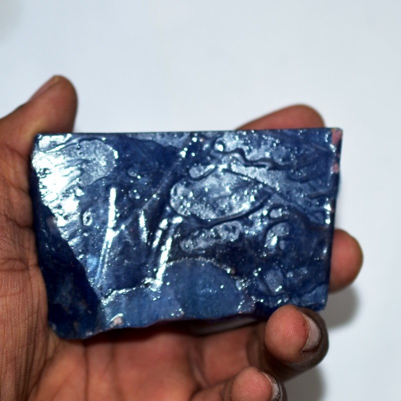 Natural Blue Sapphire Uncut Raw Rough Natural 765.20 Ct Loose Gemstone CERTIFIED