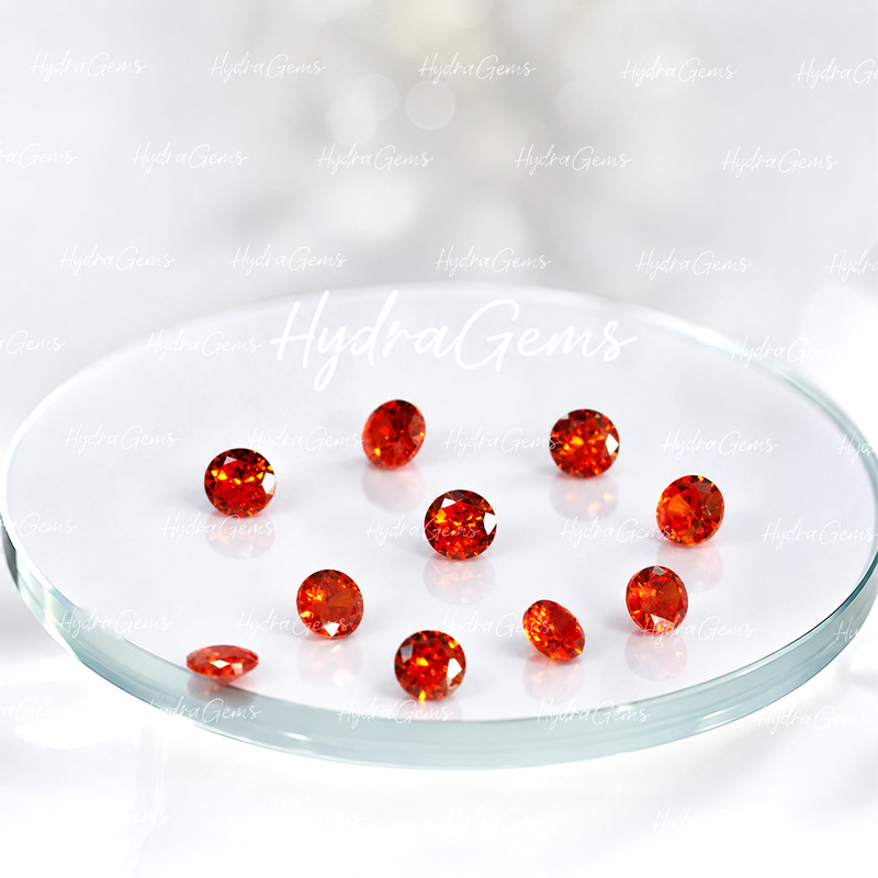 30 Pieces 6MM Mixed Gemstone Lot – Sapphire, Black Diamond & Amethyst Loose Gem