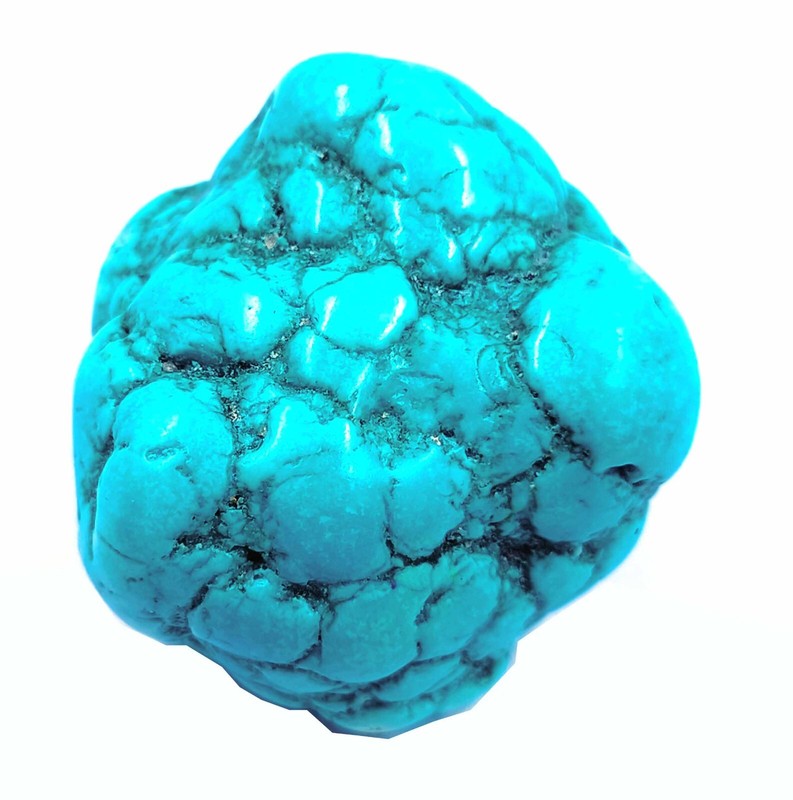 173.05 CT ARIZONA SKY-BLUE TURQUOISE NATURAL TUMBLE ROUGH CERTIFIED GEMSTONE AKL