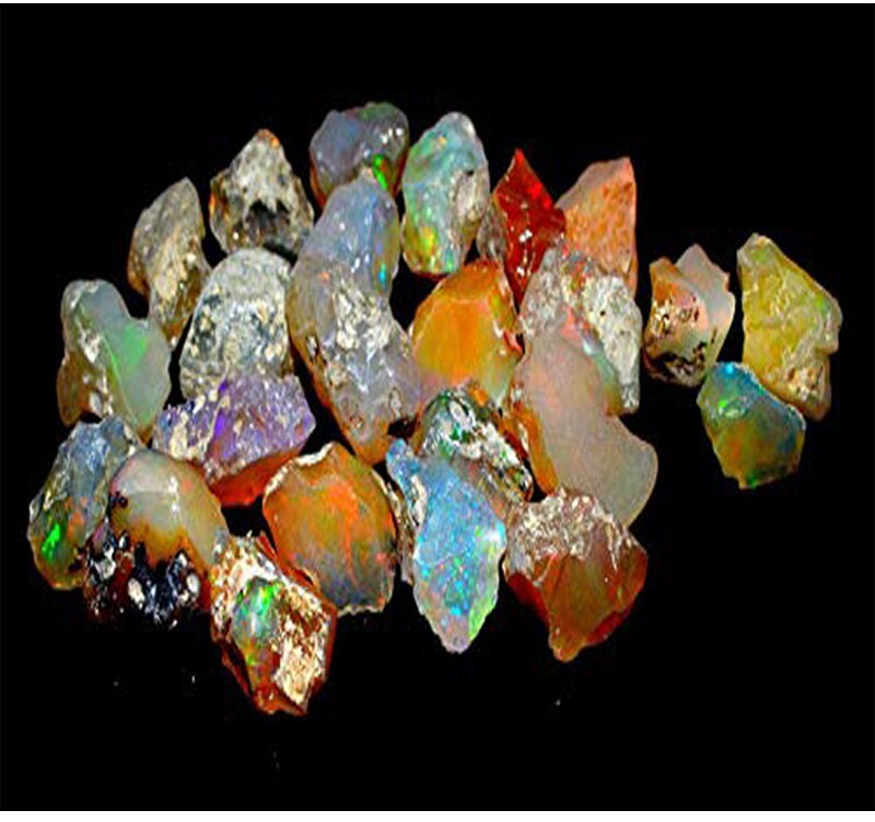 Smooth Opal Rough Lot 12 Pcs 38 Carats Large Ethiopian Welo Opal Raw For Cutting