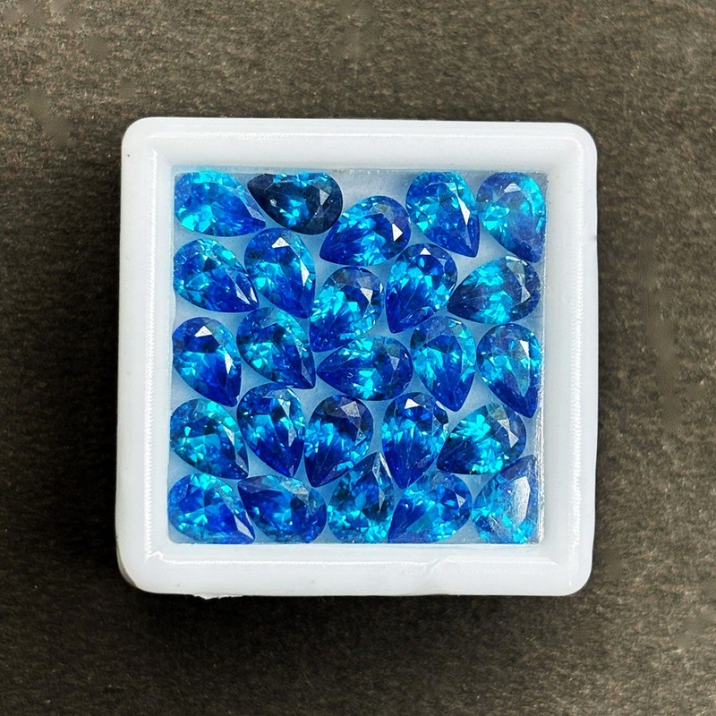 Certified Quality 5.4 Ct 7×5 mm Natural Blue Sapphire Pear Cut Gems Lot For Gift