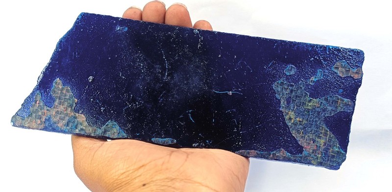 935.0 Ct Natural Royal-Blue Tanzanite Slab Rough EGL Loose Gemstone 6YGN gallery