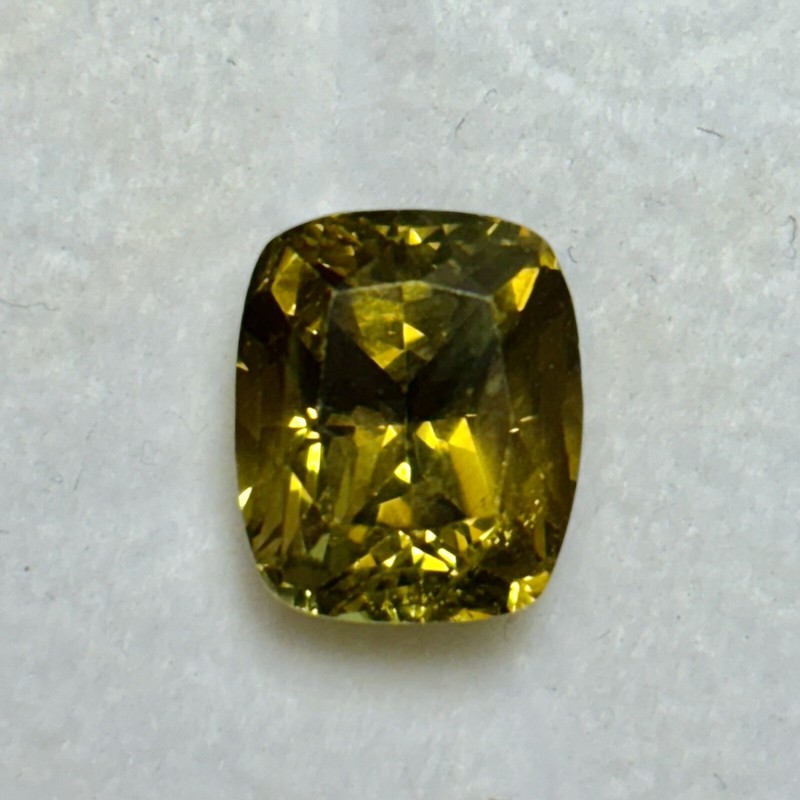 Chrysoberyl Natural 6.50 Carat Genuine Loose Gemstone Sri Lanka 10.5x9mm Cushion