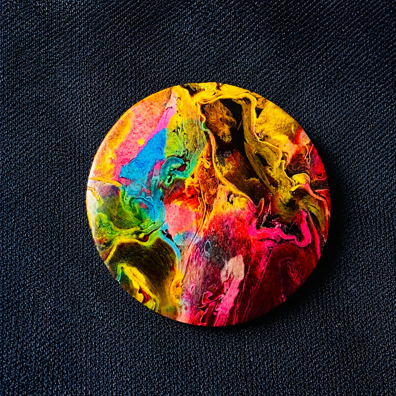 Palmroot Rainbow Dyed Cabochon Lot 5 Pcs Mixed Shapes Polished Jewelry Making gallery