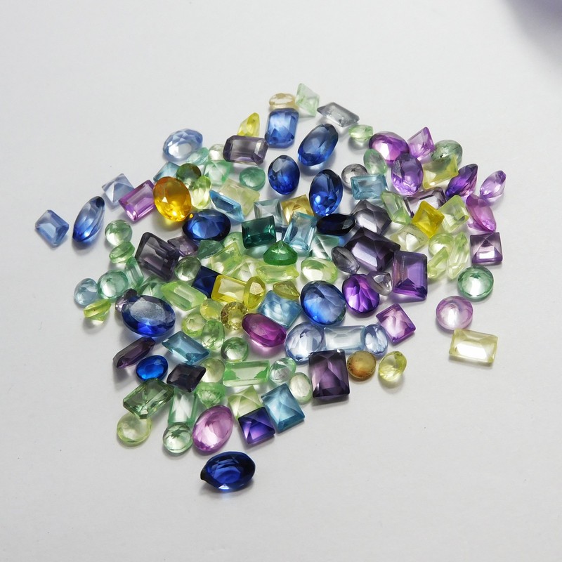 21 Pcs Natural Mix Color Sapphire Lot CERTIFIED Loose Gemstone Mix Shapes