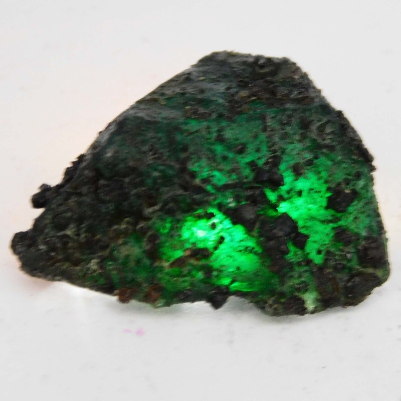 50 Ct CERTIFIED Earth Mined Natural Emerald Huge Rough Green Loose Gemstone gallery