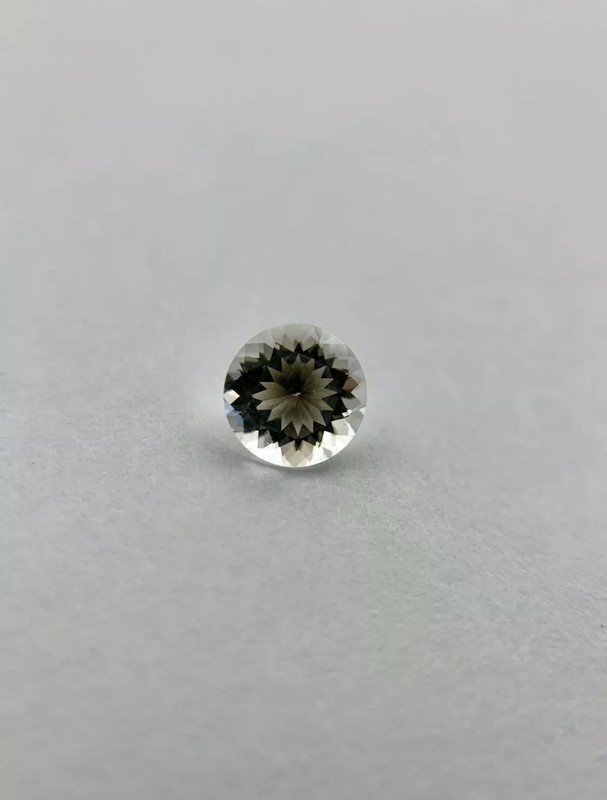 Authetic 4mm Round cut faceted NY Herkimer Diamond Quartz Jewels .20ct each gallery