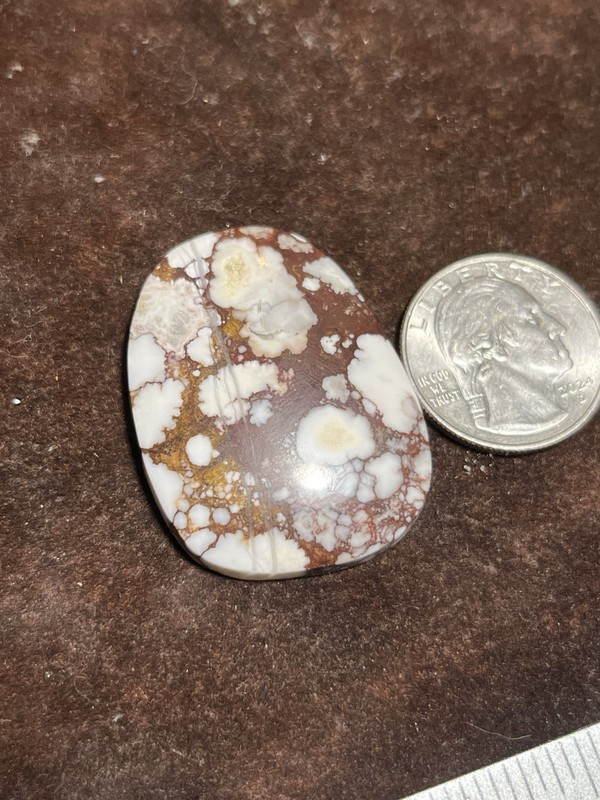 Wild Horse Magnesite Cabochon 73ct High Grade Pattern Crazy Horse Jasper Cab gallery