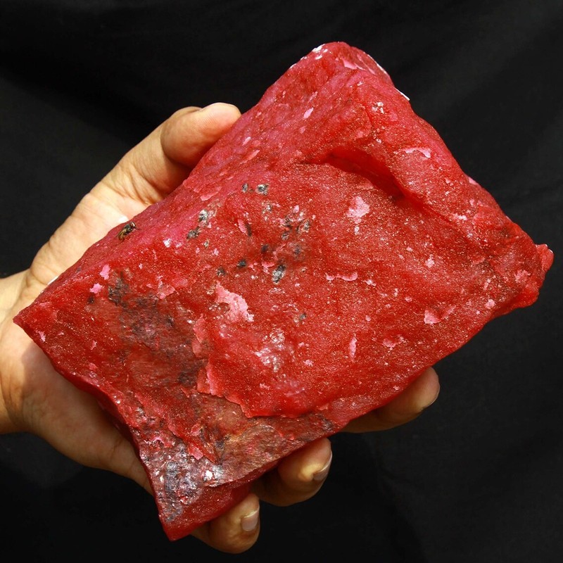Natural Red Ruby Rough 3 Kg Loose Gemstone Rough AAA+ Mozambique Red Rough
