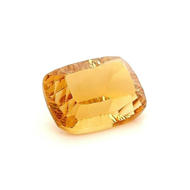 17.95 Ct Natural Citrine Emerald Cut VVS – No Treatment – Stunning Stone