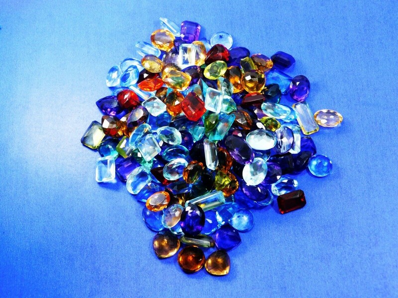 Color Mix Colors & Shape CERTIFIED Stones LOT 255 Carat Loose Topaz Gemstone Lot gallery