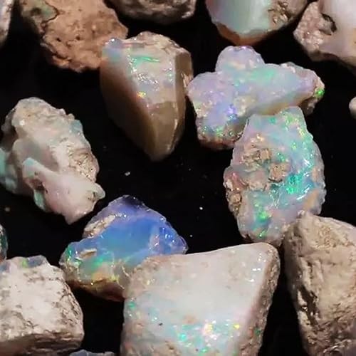 Natural Australian Opal Rough Gemstone Lot, Multi-Color, 200 Ct gallery